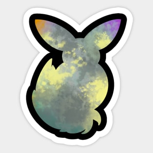 Multicolored Fennec Fox Sticker